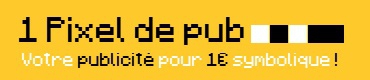 1 pixel de pub pour seulement 1€ !!!